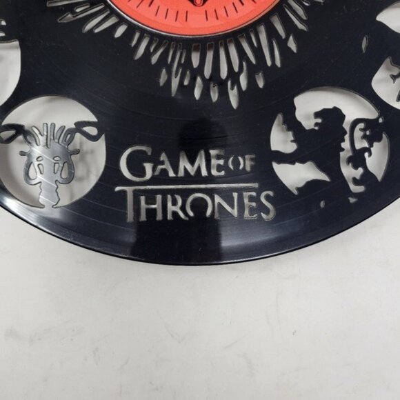 Game of Thrones | Vinyl Record Wall Clock Decor Fan Art Black - Picture 3 of 6